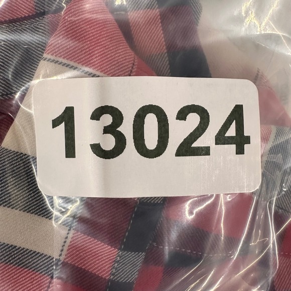 VTG Polo Ralph Lauren WHITFIELD Shirt Mens Large Red Plaid Long Sleeve Cotton - Picture 7 of 7